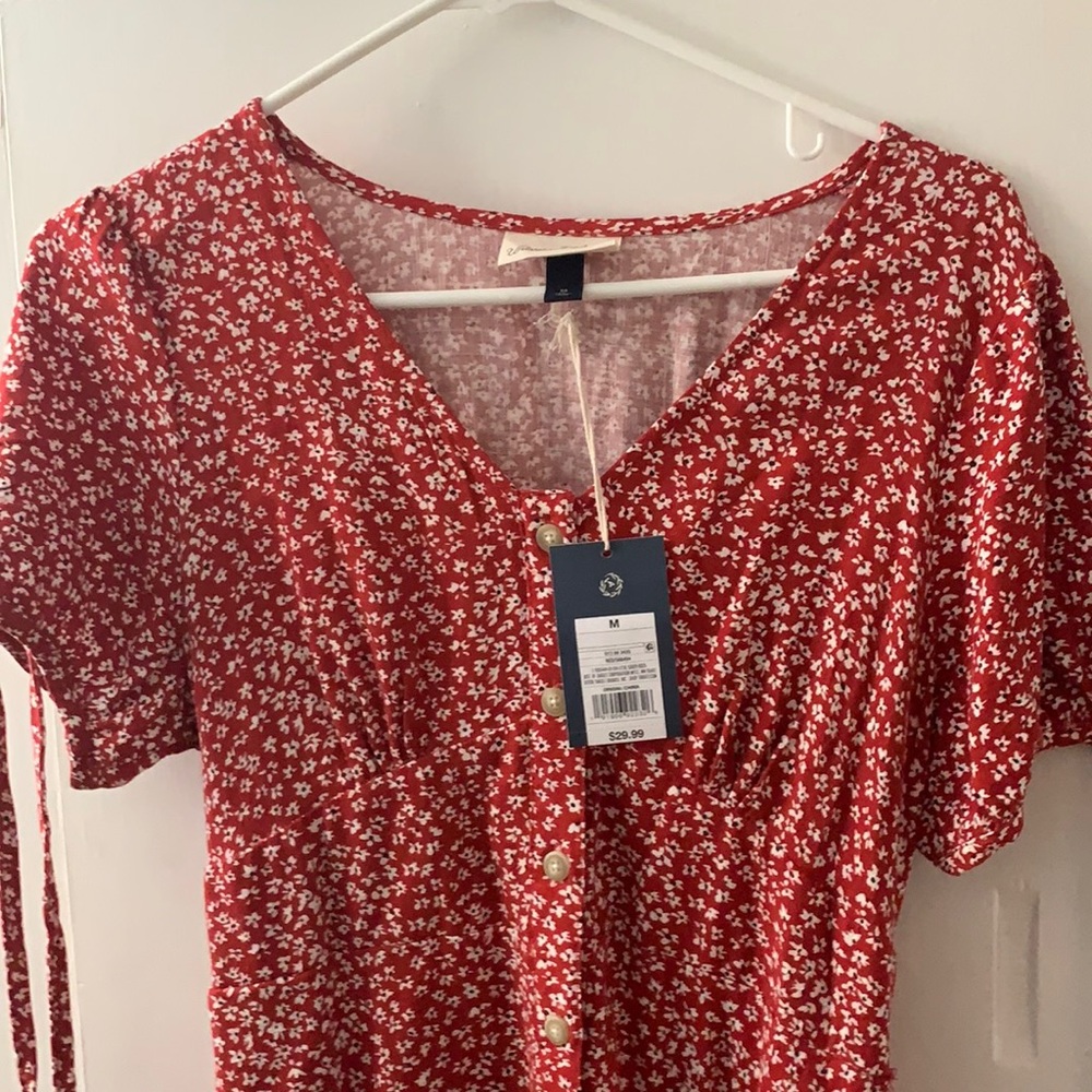 Universal Thread mid length button down dress